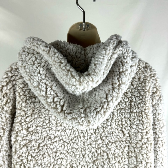 Eddie Bauer Fireside Plush Ultra Soft Hooded Open front cardigan women’s small - Picture 6 of 16